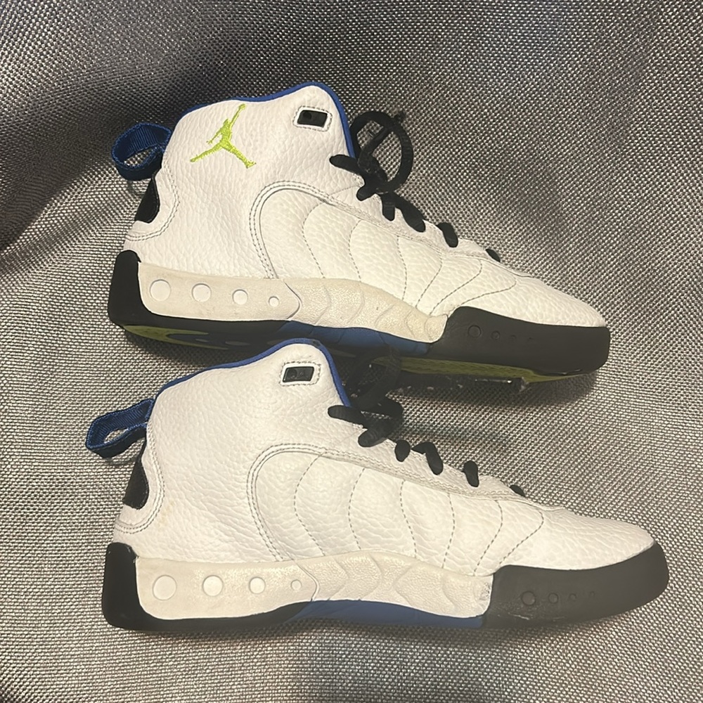 Jordan Jumpman White blue and Volt - Picture 3 of 5